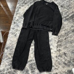 FP Movement All Star Pullover + Pants washed black